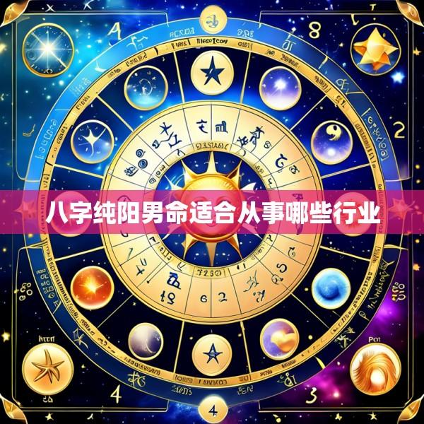 八字纯阳男命适合从事哪些行业