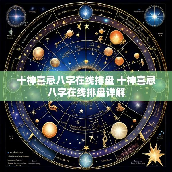 十神喜忌八字在线排盘 十神喜忌八字在线排盘详解