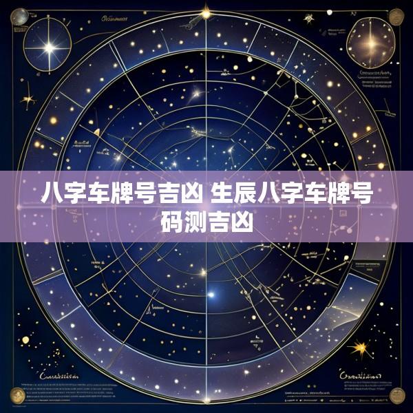 八字车牌号吉凶 生辰八字车牌号码测吉凶