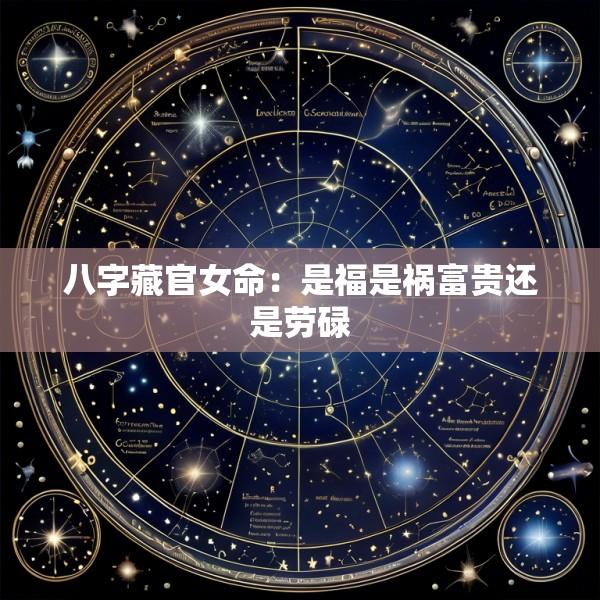 八字藏官女命：是福是祸富贵还是劳碌