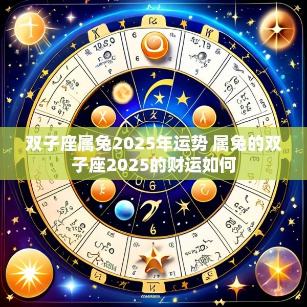 双子座属兔2025年运势 属兔的双子座2025的财运如何