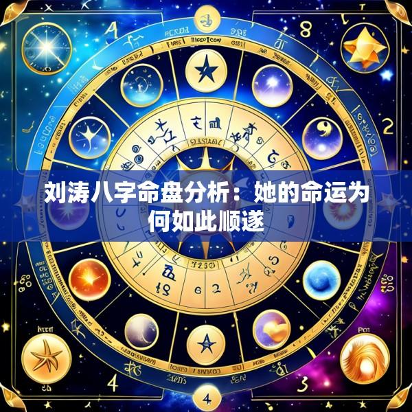 刘涛八字命盘分析：她的命运为何如此顺遂