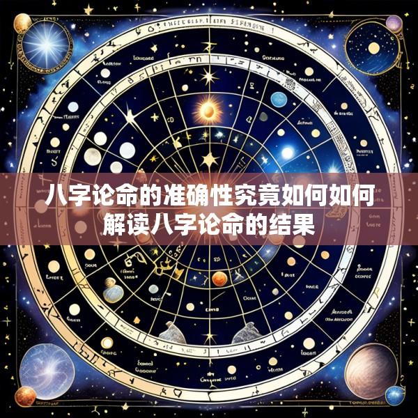 八字论命的准确性究竟如何如何解读八字论命的结果
