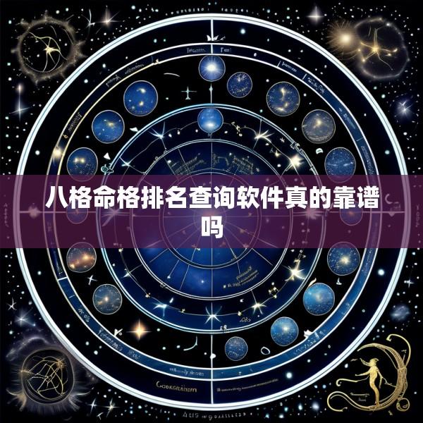 八格命格排名查询软件真的靠谱吗