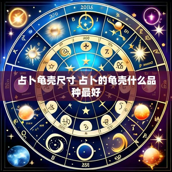 占卜龟壳尺寸 占卜的龟壳什么品种最好