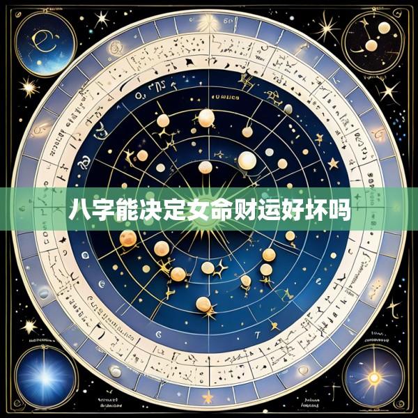八字能决定女命财运好坏吗
