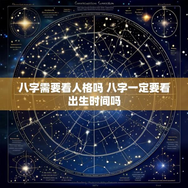 八字需要看人格吗 八字一定要看出生时间吗