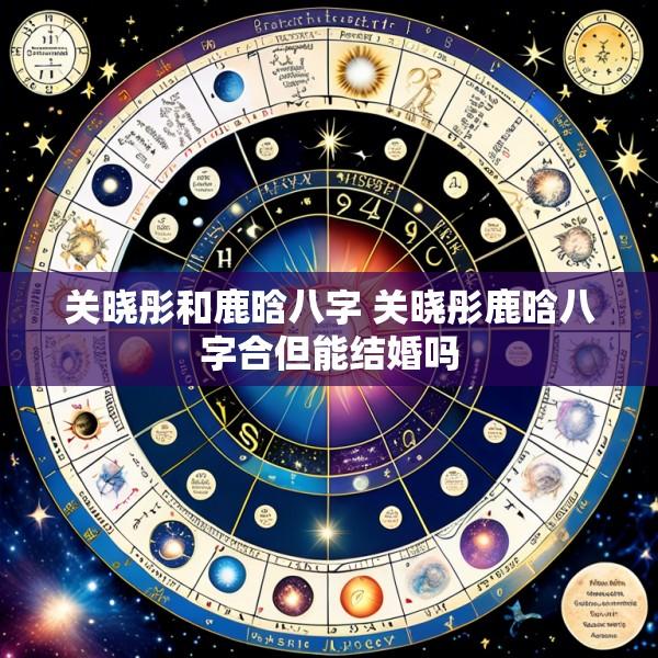 关晓彤和鹿晗八字 关晓彤鹿晗八字合但能结婚吗