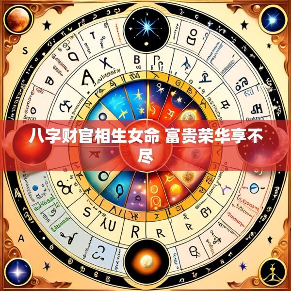 八字财官相生女命 富贵荣华享不尽