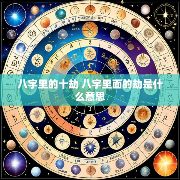 八字里的十劫 八字里面的劫是什么意思