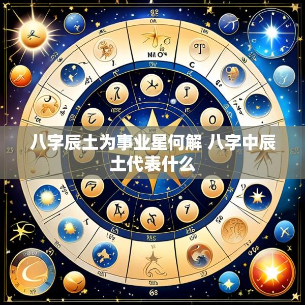八字辰土为事业星何解 八字中辰土代表什么