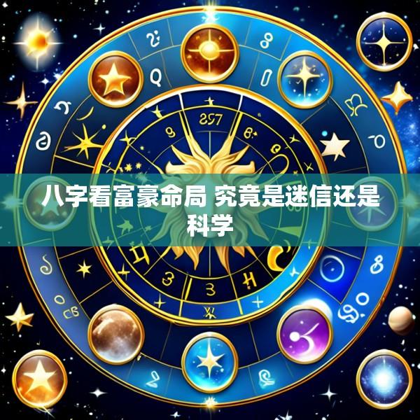 八字看富豪命局 究竟是迷信还是科学
