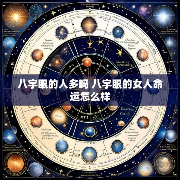 八字眼的人多吗 八字眼的女人命运怎么样