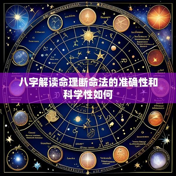 八字解读命理断命法的准确性和科学性如何