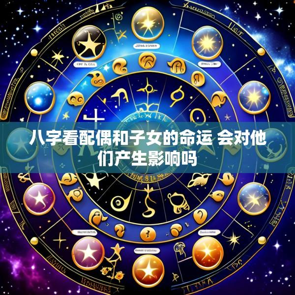 八字看配偶和子女的命运 会对他们产生影响吗