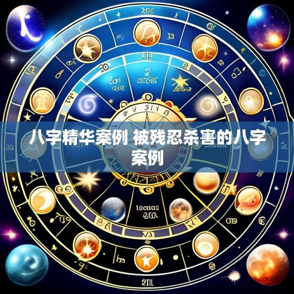 八字精华案例 被残忍杀害的八字案例