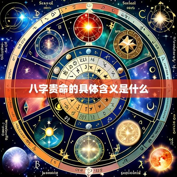 八字贵命的具体含义是什么