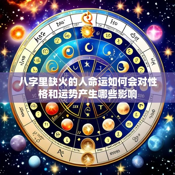 八字里缺火的人命运如何会对性格和运势产生哪些影响