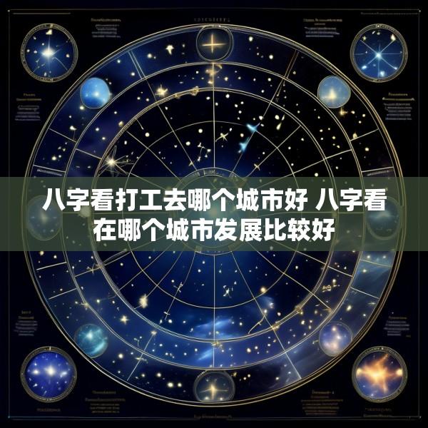 八字看打工去哪个城市好 八字看在哪个城市发展比较好
