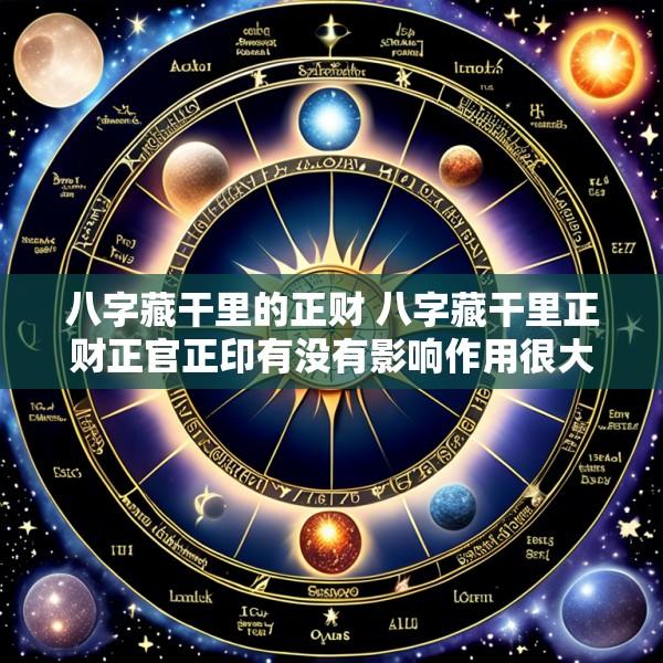 八字藏干里的正财 八字藏干里正财正官正印有没有影响作用很大吗