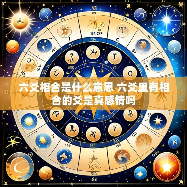 六爻相合是什么意思 六爻里有相合的爻是真感情吗