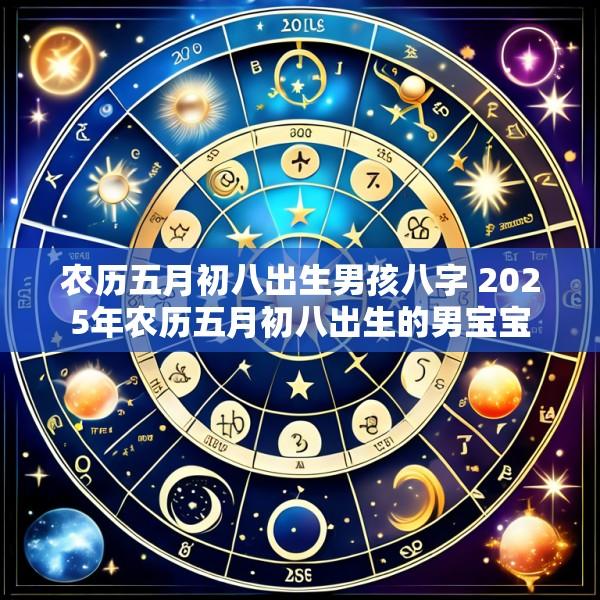 农历五月初八出生男孩八字 2025年农历五月初八出生的男宝宝