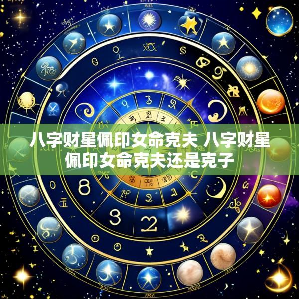 八字财星佩印女命克夫 八字财星佩印女命克夫还是克子
