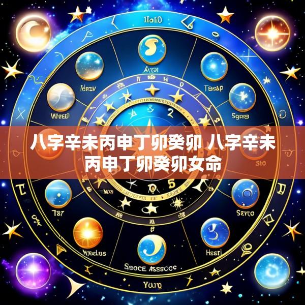 八字辛未丙申丁卯癸卯 八字辛未丙申丁卯癸卯女命