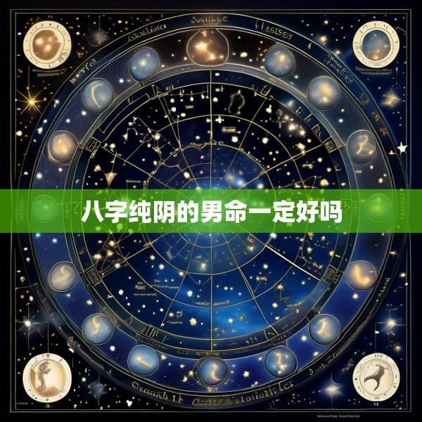 八字纯阴的男命一定好吗