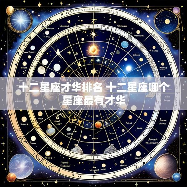 十二星座才华排名 十二星座哪个星座最有才华