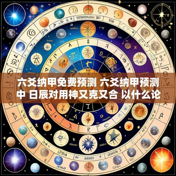 六爻纳甲免费预测 六爻纳甲预测中 日辰对用神又克又合 以什么论