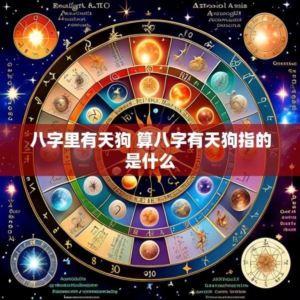 八字里有天狗 算八字有天狗指的是什么