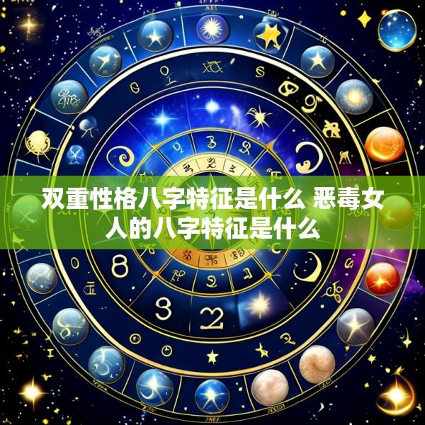 双重性格八字特征是什么 恶毒女人的八字特征是什么