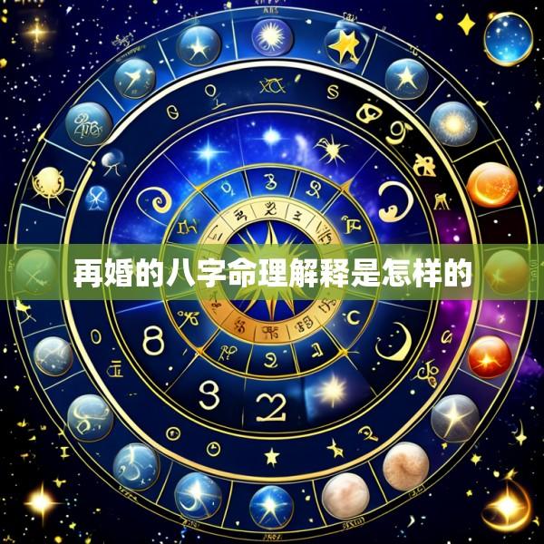 再婚的八字命理解释是怎样的