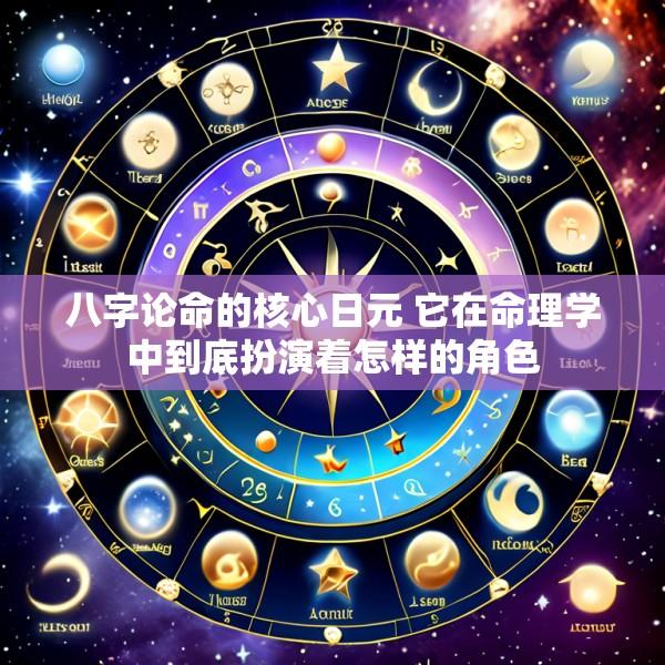 八字论命的核心日元 它在命理学中到底扮演着怎样的角色