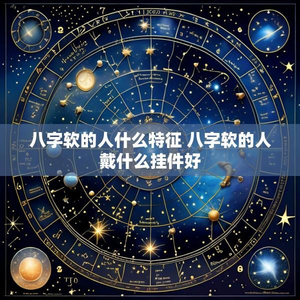 八字软的人什么特征 八字软的人戴什么挂件好