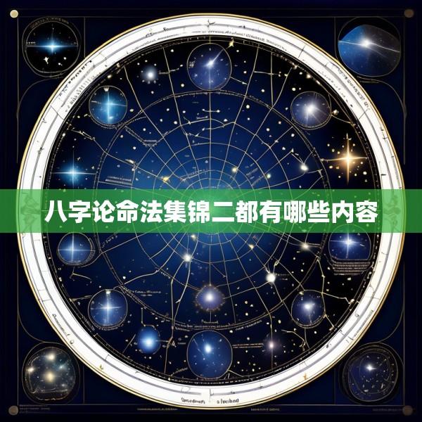 八字论命法集锦二都有哪些内容