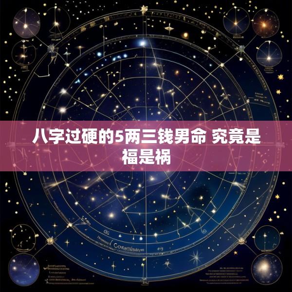 八字过硬的5两三钱男命 究竟是福是祸