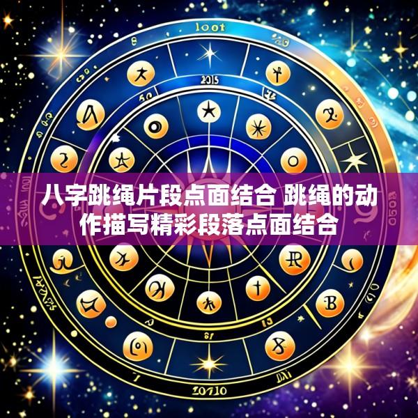 八字跳绳片段点面结合 跳绳的动作描写精彩段落点面结合