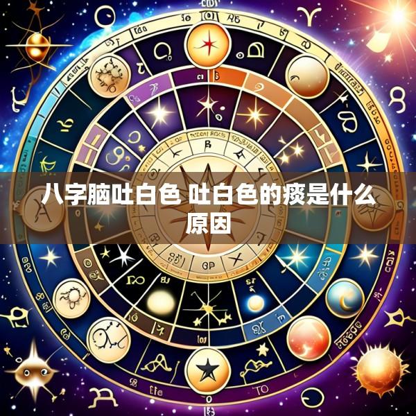 八字脑吐白色 吐白色的痰是什么原因