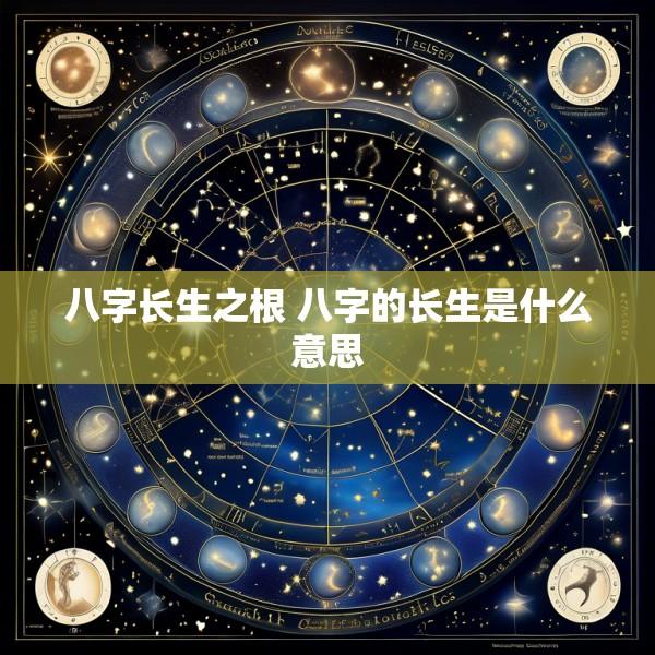 八字长生之根 八字的长生是什么意思
