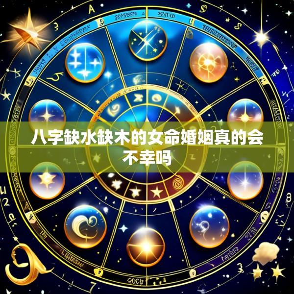 八字缺水缺木的女命婚姻真的会不幸吗
