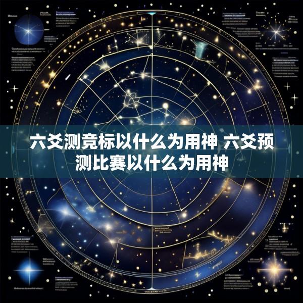 六爻测竞标以什么为用神 六爻预测比赛以什么为用神