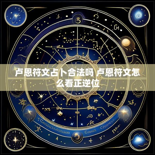 卢恩符文占卜合法吗 卢恩符文怎么看正逆位