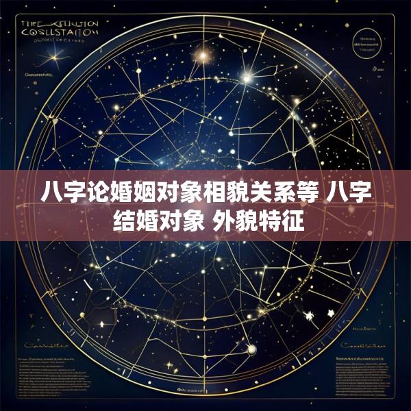 八字论婚姻对象相貌关系等 八字 结婚对象 外貌特征