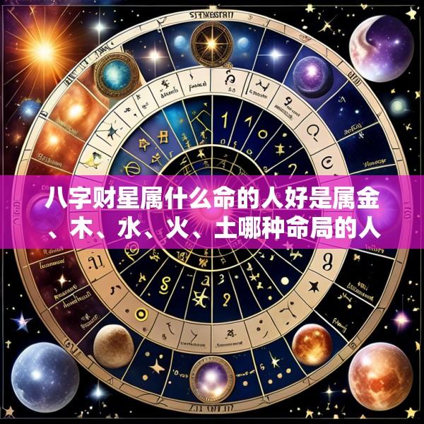 八字财星属什么命的人好是属金、木、水、火、土哪种命局的人
