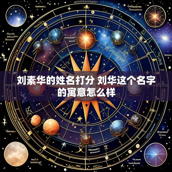 刘素华的姓名打分 刘华这个名字的寓意怎么样