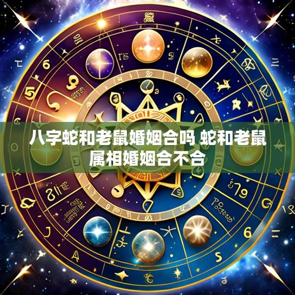 八字蛇和老鼠婚姻合吗 蛇和老鼠属相婚姻合不合