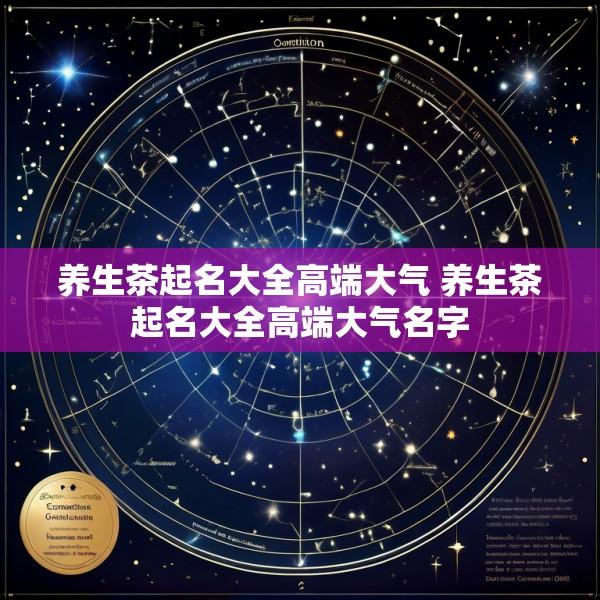 养生茶起名大全高端大气 养生茶起名大全高端大气名字
