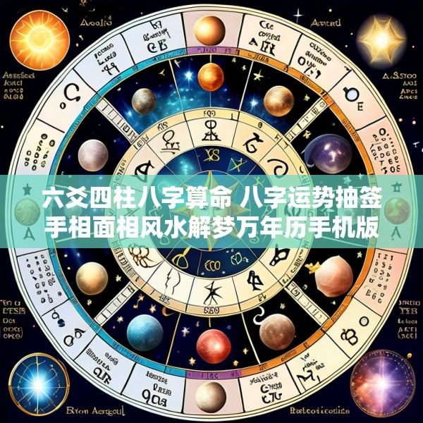 六爻四柱八字算命 八字运势抽签手相面相风水解梦万年历手机版